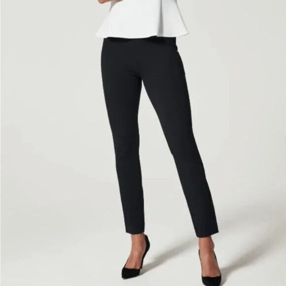 SPANX The Perfect Pant in Ankle Backseam Skinny Black Size Small  petite